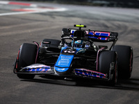 Pierre Gasly of Alpine F1 Team A524 is in action during the Formula 1 Singapore Grand Prix 2024 on the Marina Bay Circuit, in Singapore, fro...