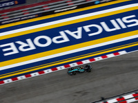 Lewis Hamilton of the Mercedes AMG F1 Team W15 competes during the Formula 1 Singapore Grand Prix 2024 on the Marina Bay Circuit in Singapor...