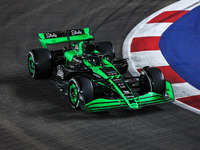 Valtteri Bottas of Stake F1 Team drives the Sauber C44 during the Formula 1 Singapore Grand Prix 2024 on the Marina Bay Circuit in Singapore...