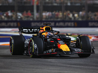 Max Verstappen of Red Bull Racing RB20 is in action during the Formula 1 Singapore Grand Prix 2024 on the Marina Bay Circuit in Singapore, f...