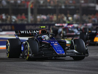 Franco Colapinto of Williams Racing FW45 is in action during the Formula 1 Singapore Grand Prix 2024 on the Marina Bay Circuit in Singapore...