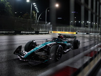 George Russell of the Mercedes AMG F1 Team W15 competes during the Formula 1 Singapore Grand Prix 2024 on the Marina Bay Circuit in Singapor...