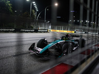 Lewis Hamilton of the Mercedes AMG F1 Team W15 competes during the Formula 1 Singapore Grand Prix 2024 on the Marina Bay Circuit in Singapor...