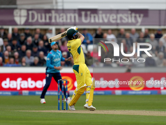 Matt Short of Australia hits high and is caught on the boundary by Adil Rashid off a Jofra Archer ball during the Metro Bank One Day Series...