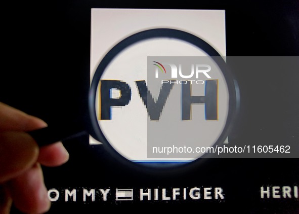 An illustration of PVH Group in Suqian, China, on September 24, 2024. (Photo Illustration by Costfoto/NurPhoto)