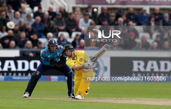 Steven Smith of Australia during the Metro Bank One Day Series match between England and Australia at the Seat Unique Riverside in Chester l...