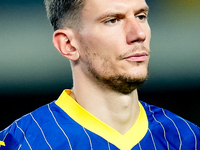 Giangiacomo Magnani of Hellas Verona looks on during the Serie A Enilive match between Hellas Verona and Torino FC at Stadio Marcantonio Ben...