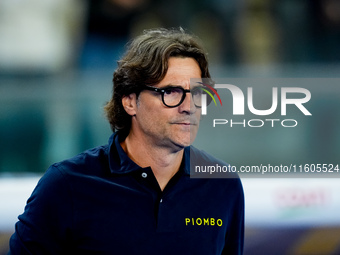 Paolo Vanoli head coach of Torino FC looks on during the Serie A Enilive match between Hellas Verona and Torino FC at Stadio Marcantonio Ben...