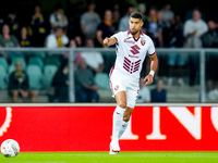 Adam Masina of Torino FC looks on during the Serie A Enilive match between Hellas Verona and Torino FC at Stadio Marcantonio Bentegodi on Se...