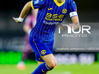 Darko Lazovic of Hellas Verona during the Serie A Enilive match between Hellas Verona and Torino FC at Stadio Marcantonio Bentegodi on Septe...