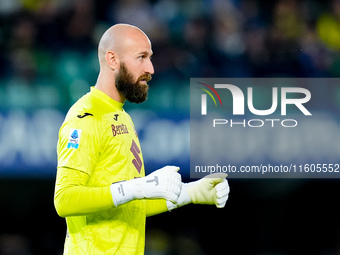 Vanja Milinkovic-Savic of Torino FC looks on during the Serie A Enilive match between Hellas Verona and Torino FC at Stadio Marcantonio Bent...