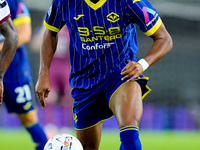 Amin Sarr of Hellas Verona during the Serie A Enilive match between Hellas Verona and Torino FC at Stadio Marcantonio Bentegodi on September...