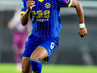 Amin Sarr of Hellas Verona during the Serie A Enilive match between Hellas Verona and Torino FC at Stadio Marcantonio Bentegodi on September...