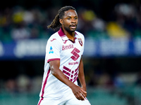 Adrien Tameze of Torino FC during the Serie A Enilive match between Hellas Verona and Torino FC at Stadio Marcantonio Bentegodi on September...