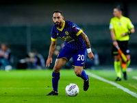 Grigoris Kastanos of Hellas Verona during the Serie A Enilive match between Hellas Verona and Torino FC at Stadio Marcantonio Bentegodi on S...