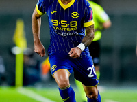 Grigoris Kastanos of Hellas Verona during the Serie A Enilive match between Hellas Verona and Torino FC at Stadio Marcantonio Bentegodi on S...