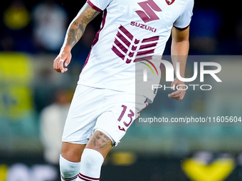 Guillermo Maripan of Torino FC during the Serie A Enilive match between Hellas Verona and Torino FC at Stadio Marcantonio Bentegodi on Septe...