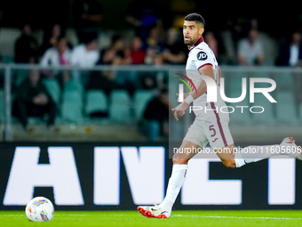 Adam Masina of Torino FC during the Serie A Enilive match between Hellas Verona and Torino FC at Stadio Marcantonio Bentegodi on September 2...