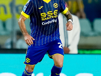 Grigoris Kastanos of Hellas Verona during the Serie A Enilive match between Hellas Verona and Torino FC at Stadio Marcantonio Bentegodi on S...