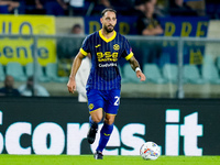 Grigoris Kastanos of Hellas Verona during the Serie A Enilive match between Hellas Verona and Torino FC at Stadio Marcantonio Bentegodi on S...