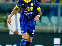 Grigoris Kastanos of Hellas Verona during the Serie A Enilive match between Hellas Verona and Torino FC at Stadio Marcantonio Bentegodi on S...