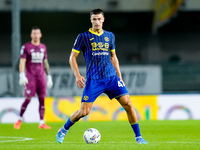 Diego Coppola of Hellas Verona during the Serie A Enilive match between Hellas Verona and Torino FC at Stadio Marcantonio Bentegodi on Septe...