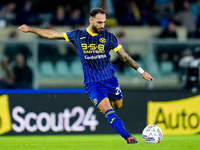 Grigoris Kastanos of Hellas Verona during the Serie A Enilive match between Hellas Verona and Torino FC at Stadio Marcantonio Bentegodi on S...