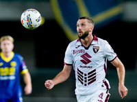 Sebastian Walukiewicz of Torino FC during the Serie A Enilive match between Hellas Verona and Torino FC at Stadio Marcantonio Bentegodi on S...