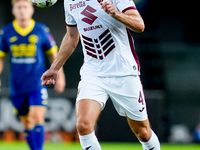 Sebastian Walukiewicz of Torino FC during the Serie A Enilive match between Hellas Verona and Torino FC at Stadio Marcantonio Bentegodi on S...