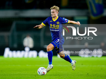 Martin Frese of Hellas Verona during the Serie A Enilive match between Hellas Verona and Torino FC at Stadio Marcantonio Bentegodi on Septem...