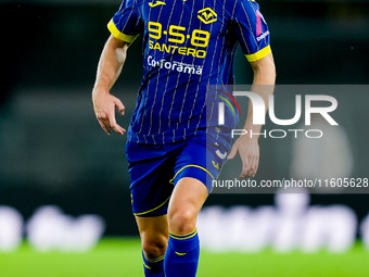 Martin Frese of Hellas Verona during the Serie A Enilive match between Hellas Verona and Torino FC at Stadio Marcantonio Bentegodi on Septem...