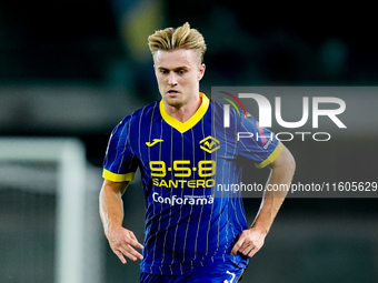 Martin Frese of Hellas Verona during the Serie A Enilive match between Hellas Verona and Torino FC at Stadio Marcantonio Bentegodi on Septem...