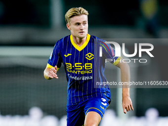 Martin Frese of Hellas Verona during the Serie A Enilive match between Hellas Verona and Torino FC at Stadio Marcantonio Bentegodi on Septem...