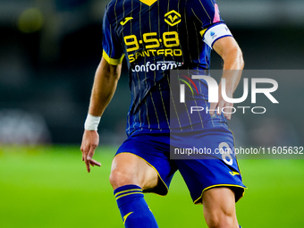 Darko Lazovic of Hellas Verona during the Serie A Enilive match between Hellas Verona and Torino FC at Stadio Marcantonio Bentegodi on Septe...