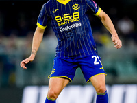 Dani Silva of Hellas Verona during the Serie A Enilive match between Hellas Verona and Torino FC at Stadio Marcantonio Bentegodi on Septembe...