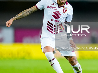 Antonio Sanabria of Torino FC during the Serie A Enilive match between Hellas Verona and Torino FC at Stadio Marcantonio Bentegodi on Septem...