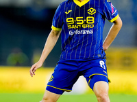 Reda Belahyane of Hellas Verona during the Serie A Enilive match between Hellas Verona and Torino FC at Stadio Marcantonio Bentegodi on Sept...