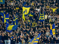 Supporters of Hellas Verona during the Serie A Enilive match between Hellas Verona and Torino FC at Stadio Marcantonio Bentegodi on Septembe...