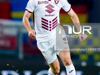 Sebastian Walukiewicz of Torino FC during the Serie A Enilive match between Hellas Verona and Torino FC at Stadio Marcantonio Bentegodi on S...