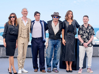 Johnny Depp attends the photocall of ''Modi, Three Days on the Wing of Madness'' during the 72nd San Sebastian International Film Festival....