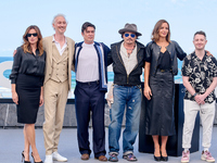 Johnny Depp attends the photocall of ''Modi, Three Days on the Wing of Madness'' during the 72nd San Sebastian International Film Festival....