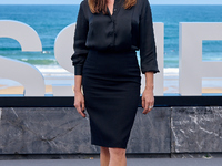 Luisa Raineri attends the photocall of ''Modi, Three Days on the Wing of Madness'' during the 72nd San Sebastian International Film Festival...