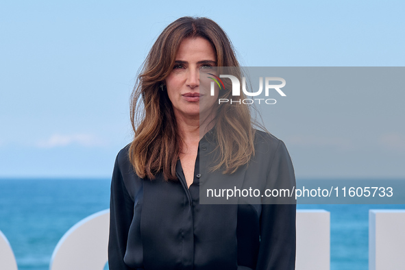 Luisa Raineri attends the photocall of ''Modi, Three Days on the Wing of Madness'' during the 72nd San Sebastian International Film Festival...