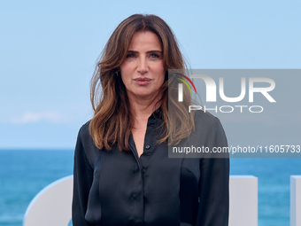 Luisa Raineri attends the photocall of ''Modi, Three Days on the Wing of Madness'' during the 72nd San Sebastian International Film Festival...