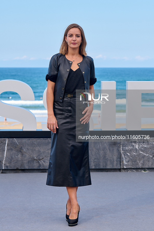 Luisa Raineri attends the photocall of ''Modi, Three Days on the Wing of Madness'' during the 72nd San Sebastian International Film Festival...