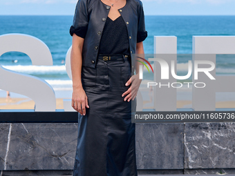 Luisa Raineri attends the photocall of ''Modi, Three Days on the Wing of Madness'' during the 72nd San Sebastian International Film Festival...