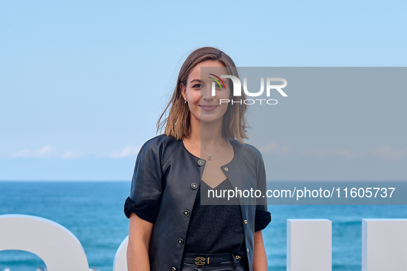 Antonia Desplat attends the photocall of ''Modi, Three Days on the Wing of Madness'' during the 72nd San Sebastian International Film Festiv...