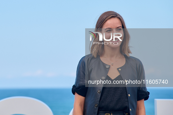 Antonia Desplat attends the photocall of ''Modi, Three Days on the Wing of Madness'' during the 72nd San Sebastian International Film Festiv...