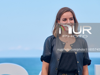 Antonia Desplat attends the photocall of ''Modi, Three Days on the Wing of Madness'' during the 72nd San Sebastian International Film Festiv...