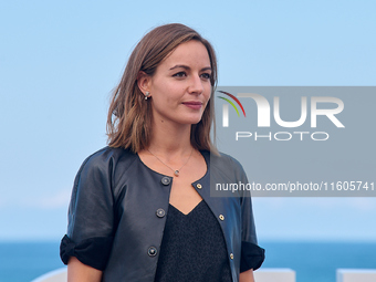 Antonia Desplat attends the photocall of ''Modi, Three Days on the Wing of Madness'' during the 72nd San Sebastian International Film Festiv...